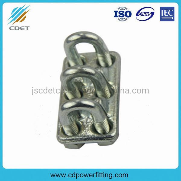 Chine 
                                 Plaqué zinc forgé Triple Wire Rope collier de serrage                              fabrication et fournisseur