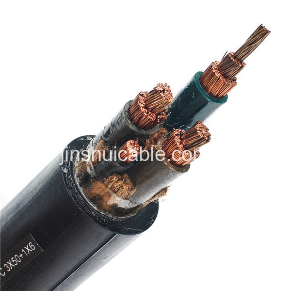 
                Cables para minas flexibles recubiertos de caucho de 0,6/1,14 kV
            
