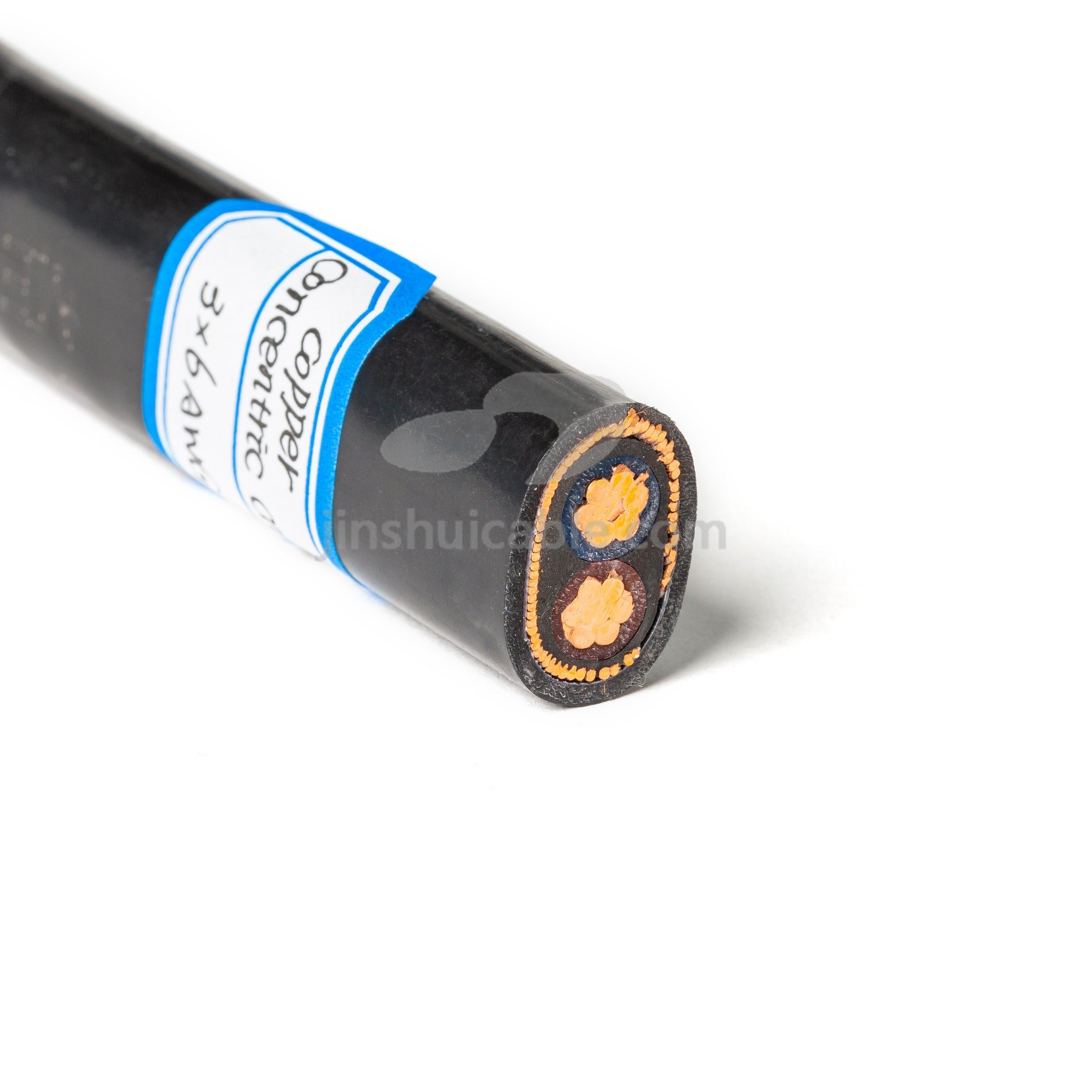 0.6/1 Kv Aluminum/Copper Core Single/Tow Conductors XLPE Insulation Concentric Cable