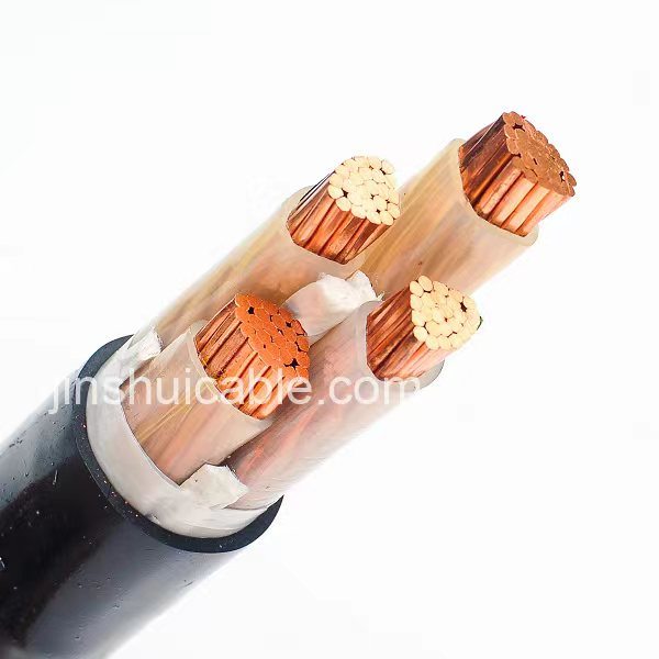 0.6/1 Kv PVC Insulated Copper Conductor Armoured 3+1 Core Power Cable