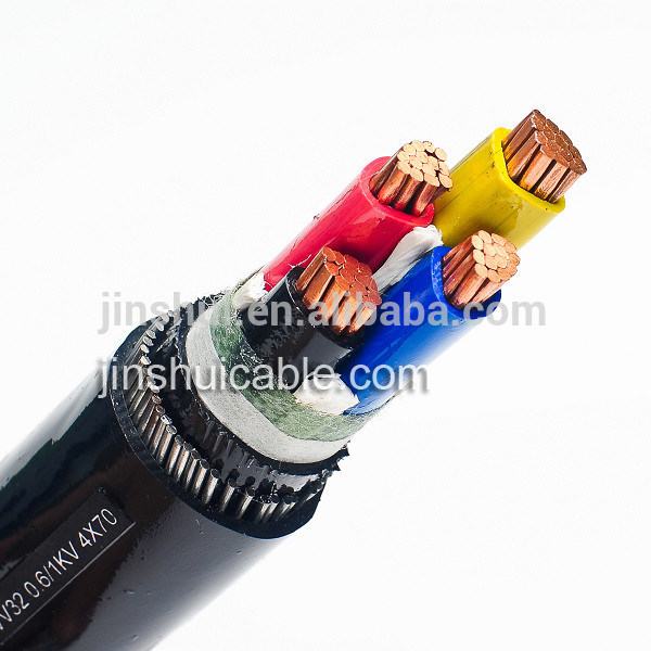 0.6/1kv 3*35mm2 PVC Insulation PVC Nyy Cable Electrical Wire Cable