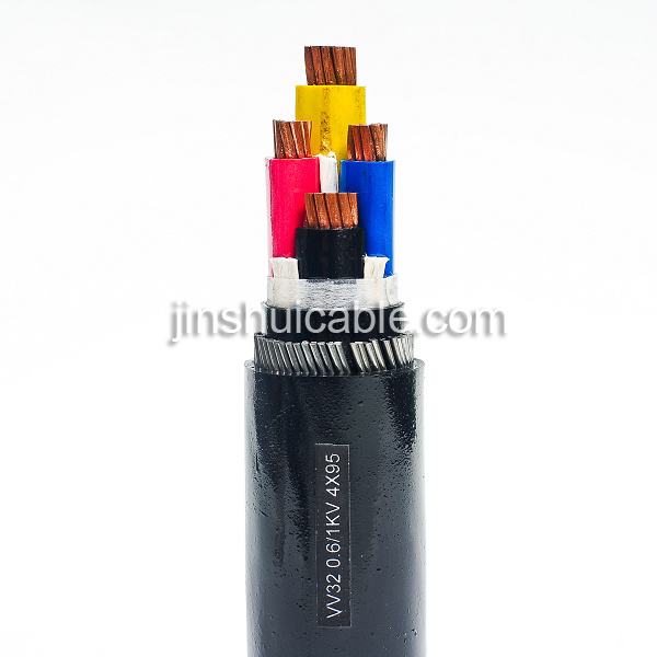
                        0.6/1kv 4*50mm2 PVC Insulated Swa Armoured LV PVC Power Cable
                    