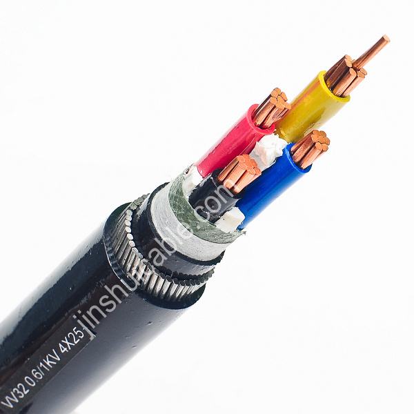 0.6/1kv Cu/PVC Cable with Sta/Swa