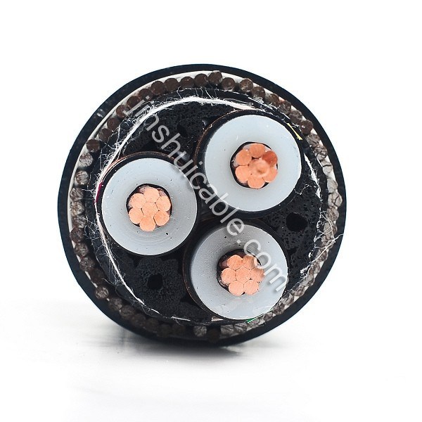 0.6/1kv IEC Standard XLPE Insulated Copper Cable 3X95sqmm