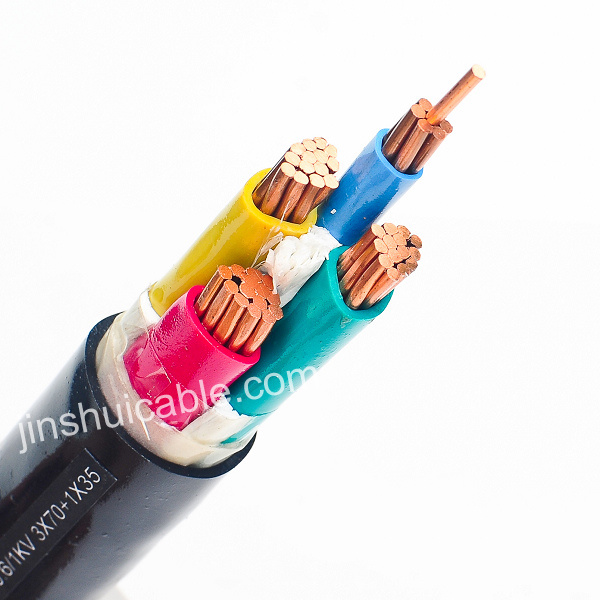 0.6/1kv Multi Core Copper/Aluminum Conductor PVC/XLPE Insulated Power Cable