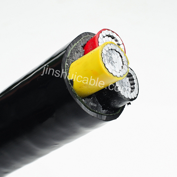 
                0,6/1kV PVC-isolierter Aluminium-/Kupferleiter, flexibler 10mm 16mm-Leistungs-Typ Kabel
            