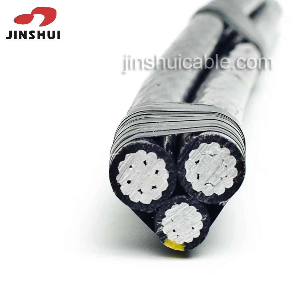 
                Трехсекционный кабель питания 0.6 кВ, алюминиевый проводник, низковольтная антенна в комплекте Подвесной кабель
            