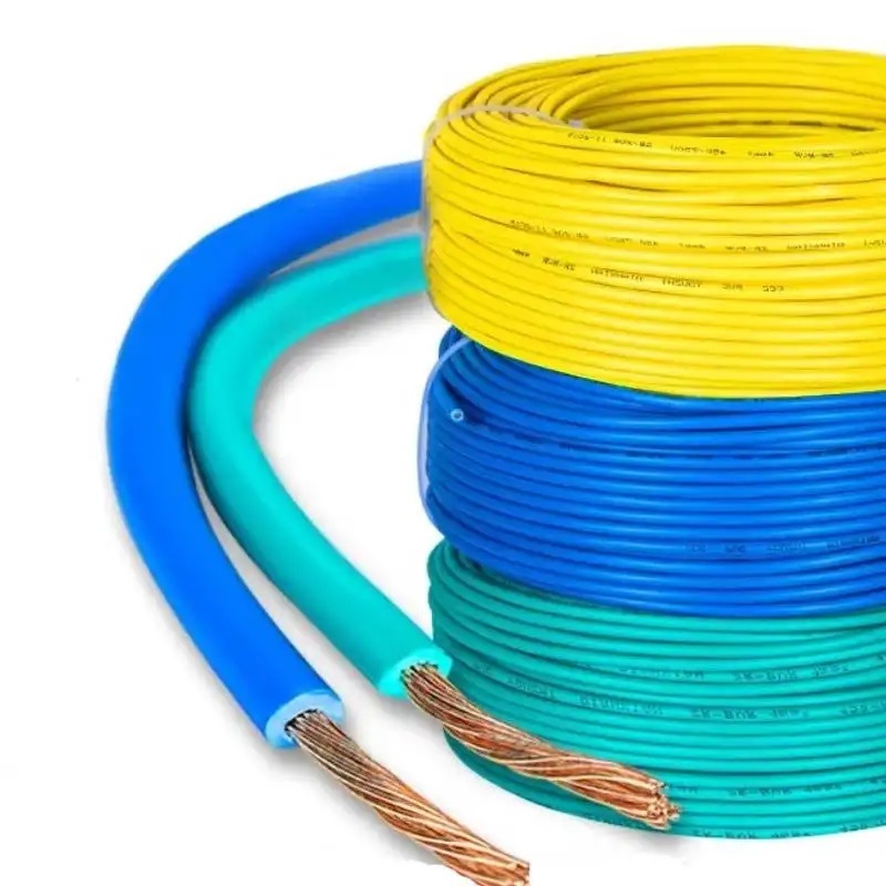 
                1,5mm 2,5mm 4mm 6mm RV Core PVC de cobre insualtion eléctrico Cables
            