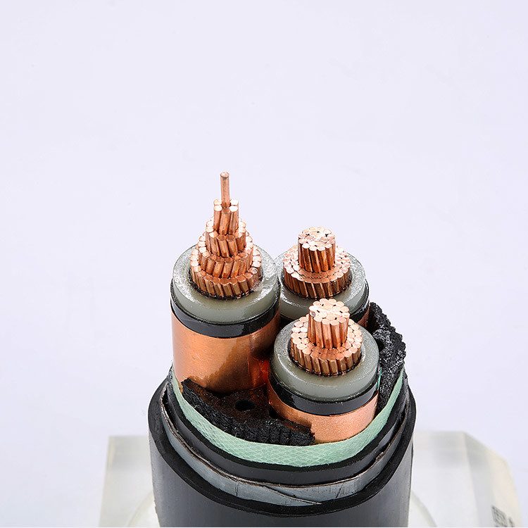 China 
                33kv cable de alimentación aislado XLPE/PVC blindado de núcleo de cobre de media tensión
              fabricante y proveedor