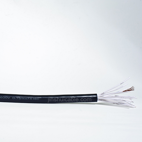
                Câble de commande blindé à ruban en cuivre isolé PVC basse tension 450/750V
            