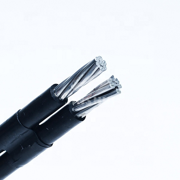 
                Cable de caída de servicio dúplex estándar ASTM cable de alimentación de aluminio
            