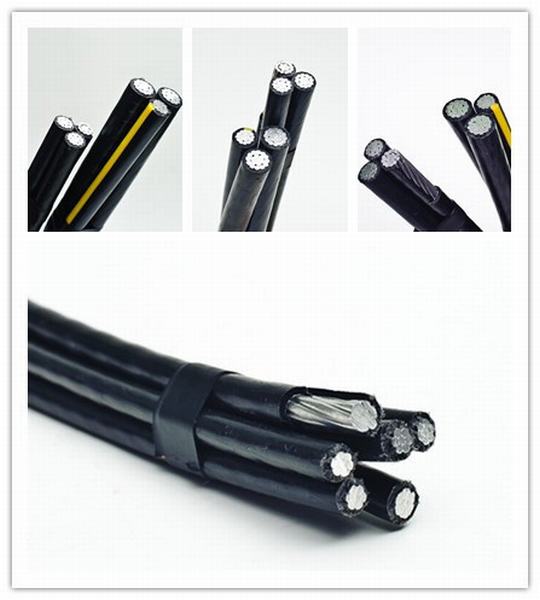 China 
                                 Aluminium Duplex/Triplex Service Drop Cable XLPE Isolation ABC Cable 0,6/1kV                              Herstellung und Lieferant