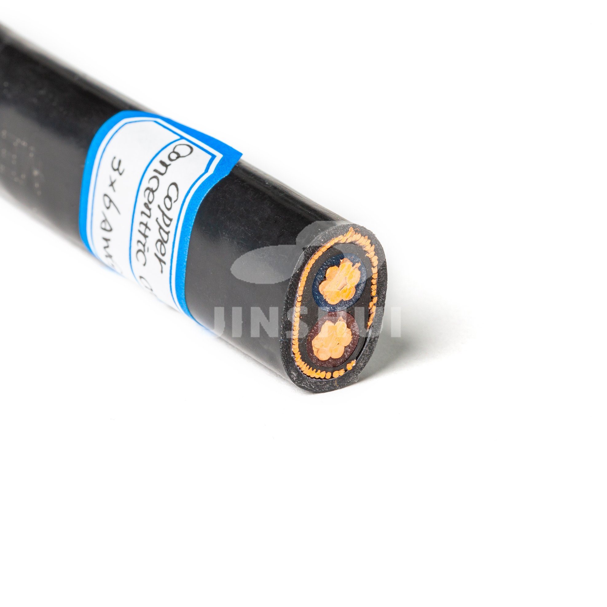 Concentric Cable Stranded Copper /Aluminum Conductor Black Jacket