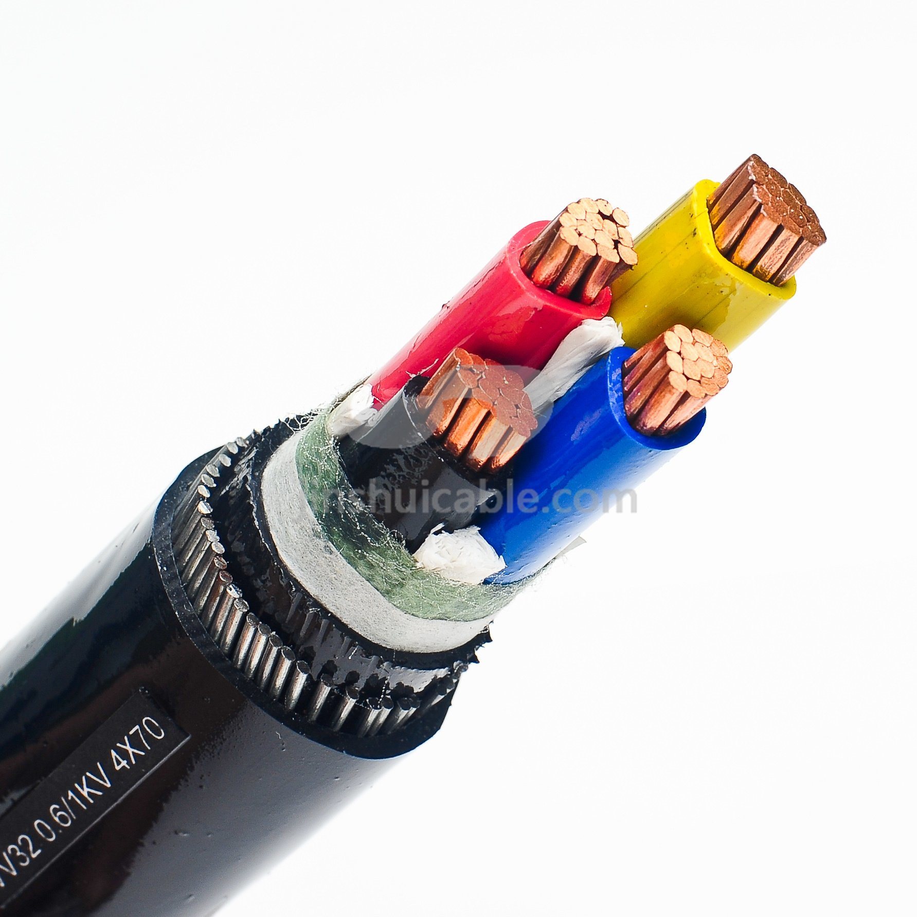 Cu (AL) /Xlp/Swa/PVC (PE) ISO 9001 Steel Wire Armored XLPE Power Cable