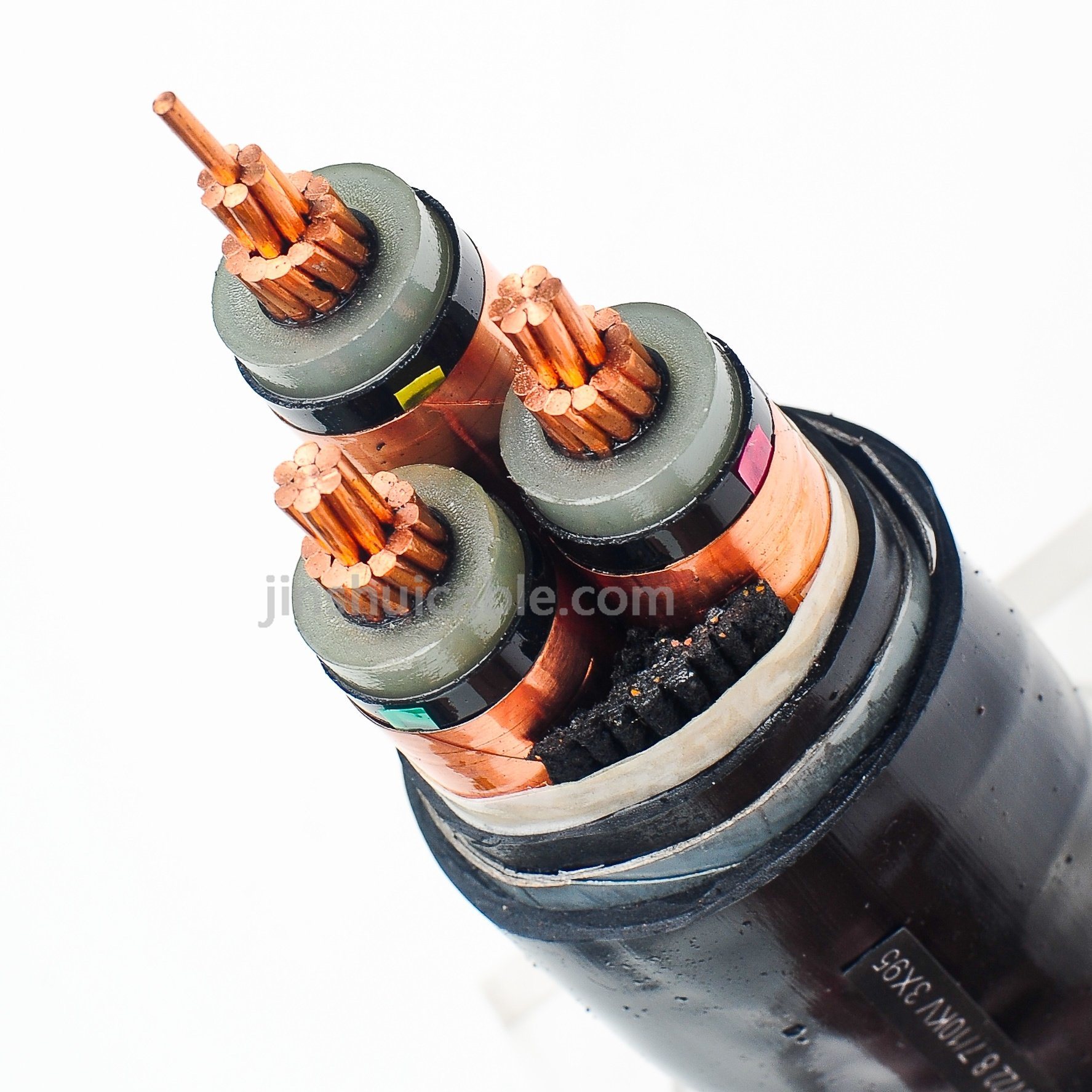 Customized 0.6/1kv Steel Wire Armored LV XLPE Insulated PVC Sheathed Power Cable