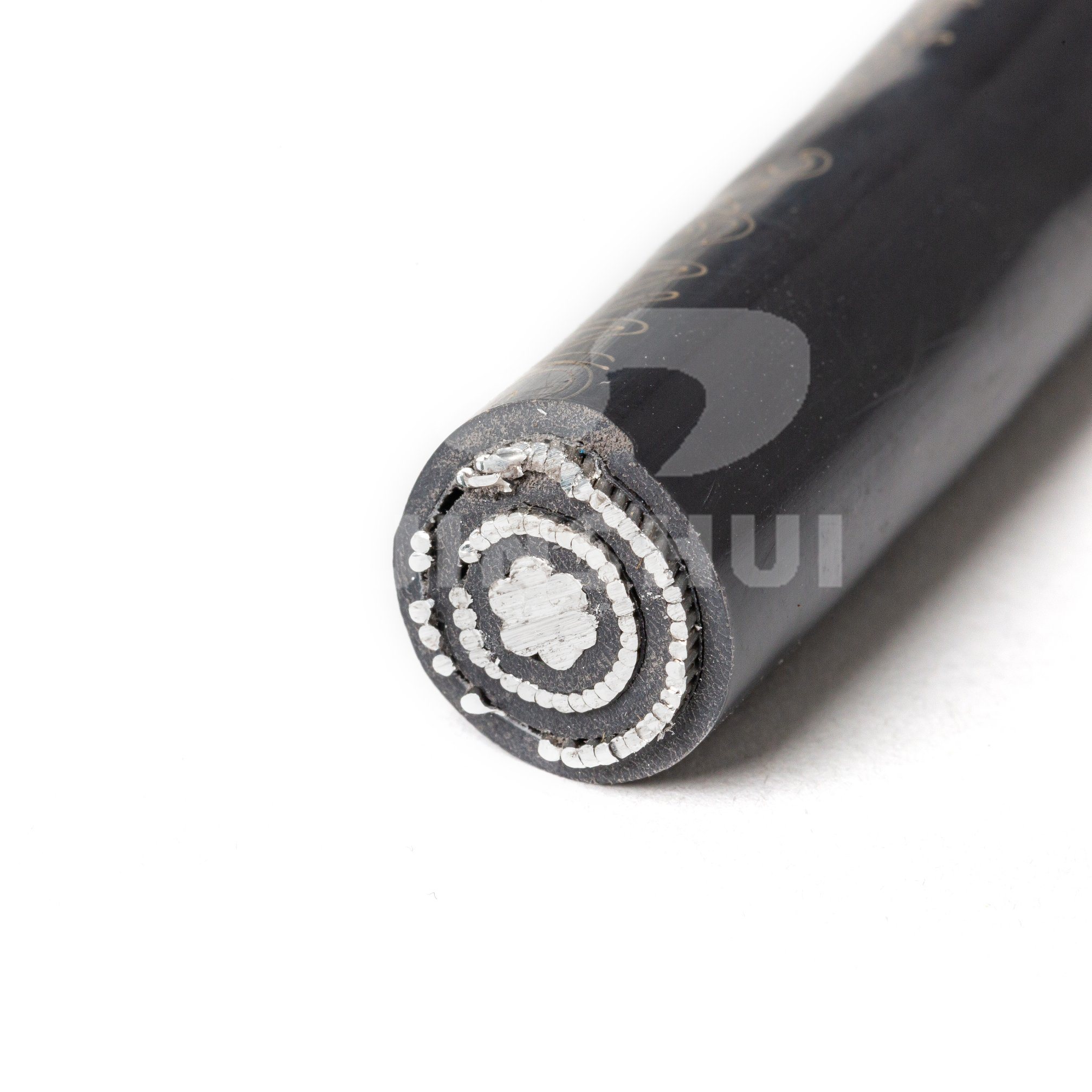 Electrical Power Cable 2*8AWG Aluminum/Copper Conductor XLPE Insulation Concentric Cable