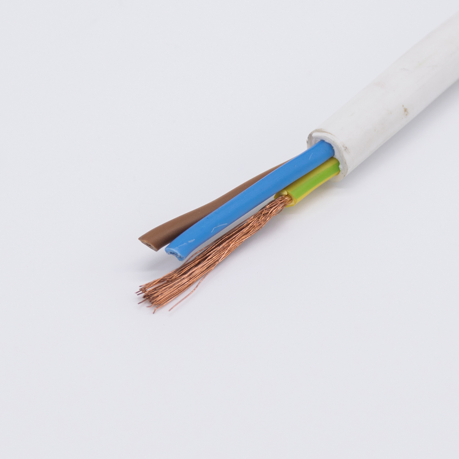 China 
                Aislamiento flexible de PVC plano cable de cobre 2,5mm cable eléctrico Cable
              fabricante y proveedor
