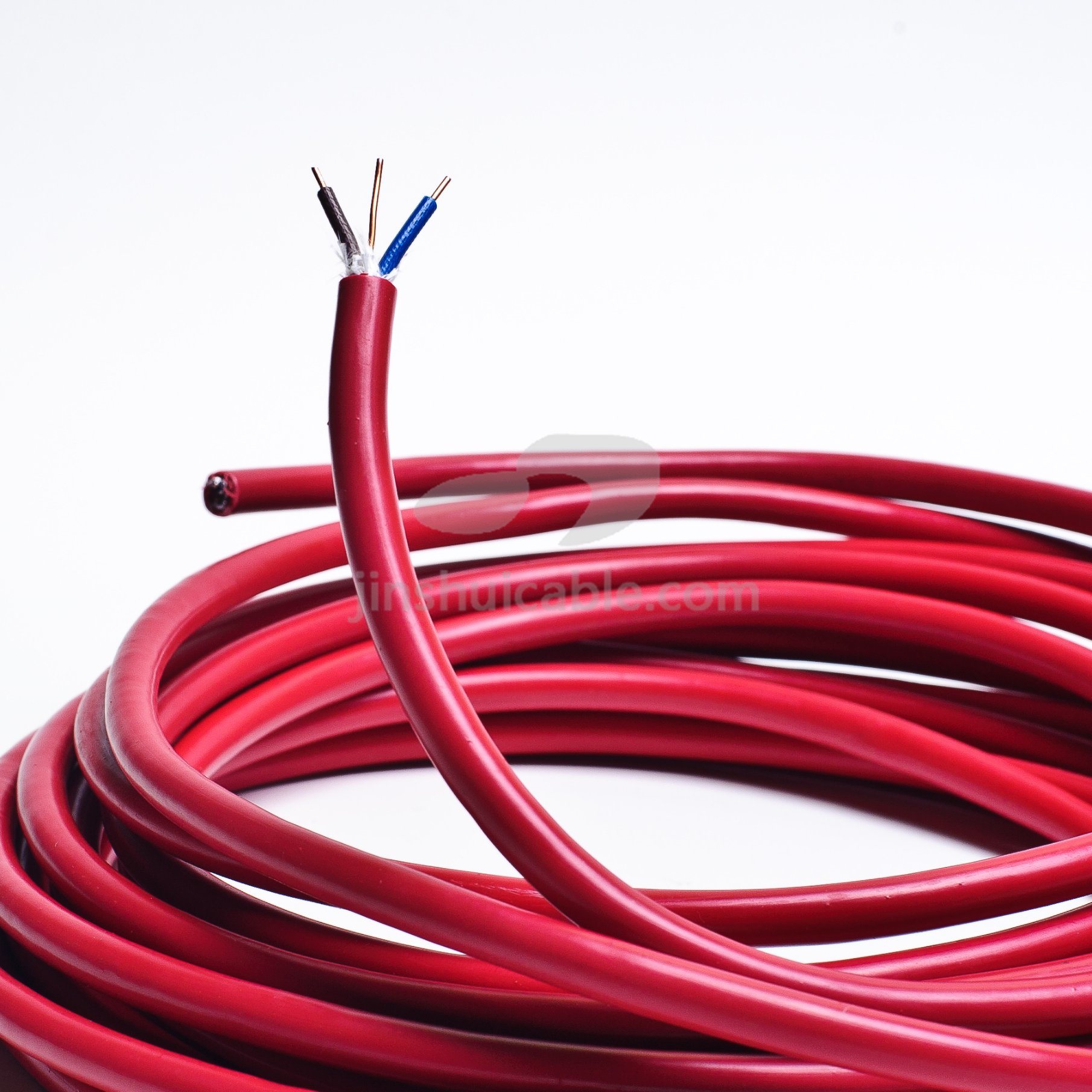 
                Cables flexibles suministros PVC Casa equipos tres núcleos de la industria de colocación Cable aislado de PVC
            