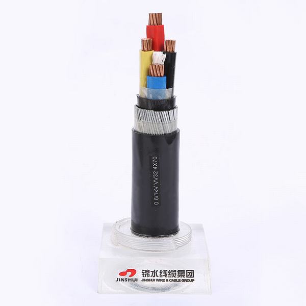 Insulated Copper Conductor Cable Underground Low Voltage PVC Electric Cable