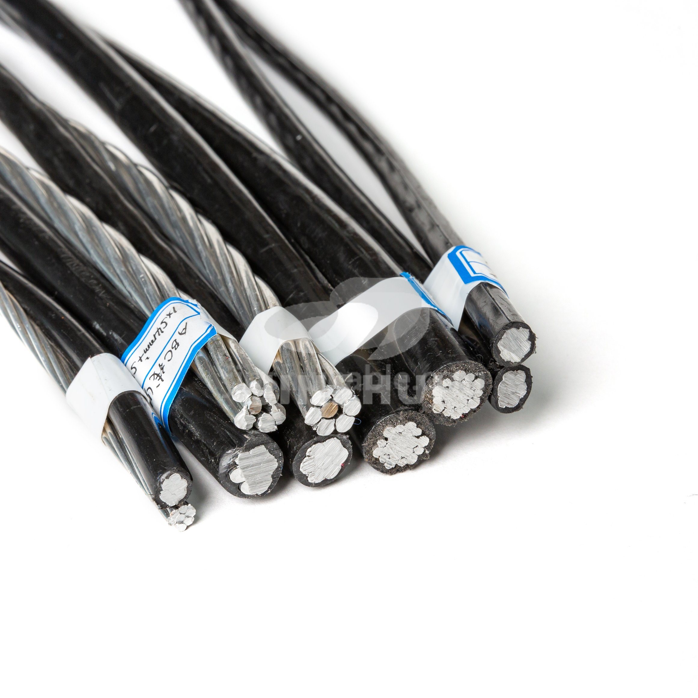 Low Voltage 3 Phase Overhead Triplex Service Drop Wire Aluminium Conductor Aerial Bundled Power Cable