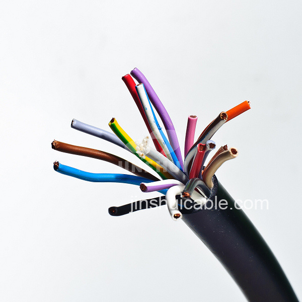 
                Jinshui basse tension Fabrication Multi cuivre conducteur PVC isolé flexible Câble de commande
            