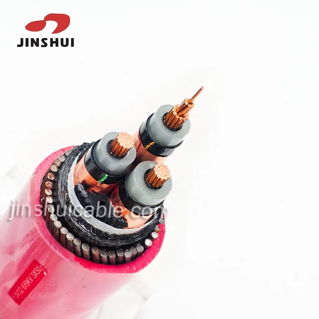 Multicore 0.6/1kv Low Voltage Copper Conductor XLPE/PVC Insulated Armoured Underground Power Cable