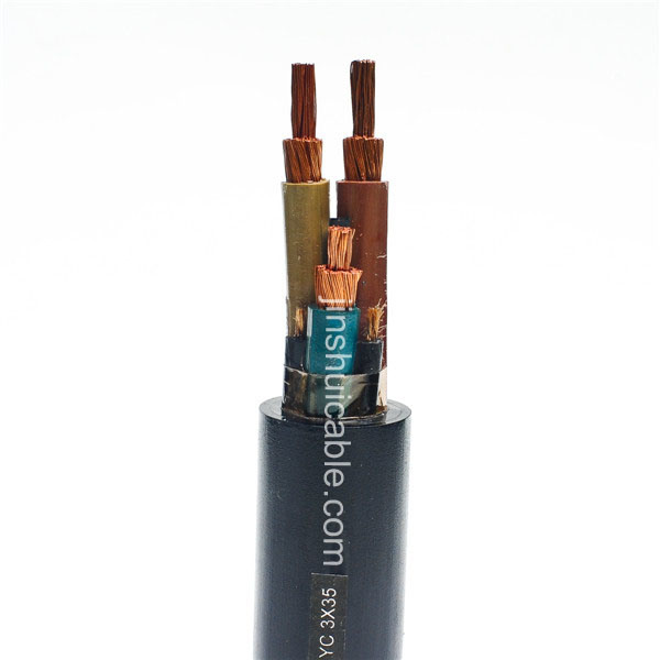 Multicore Copper Wire Flexible Rubber Cabtyre Cable