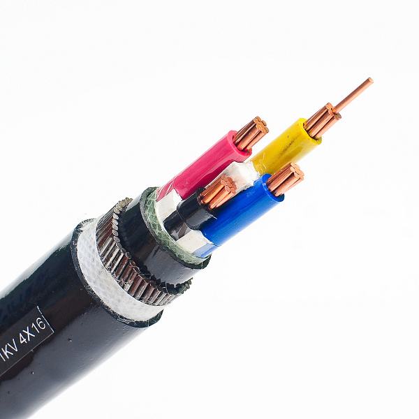 PVC Insulated Power Cable Copper Conductor 4 Cores
