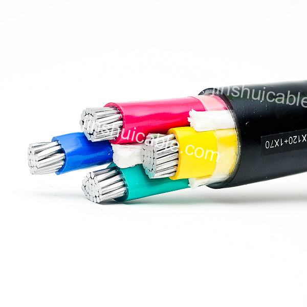 Professional Supply Cu / Al Power Cable PVC Insulation