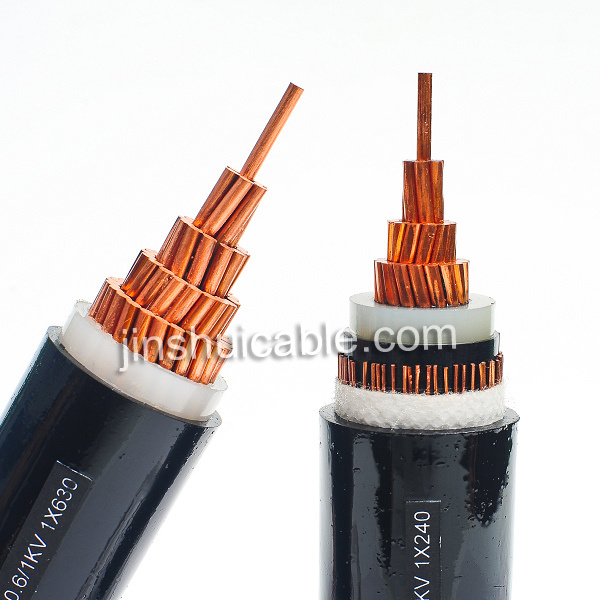 Single Multi Core Copper Conductor XLPE Insulated PVC Power Cable