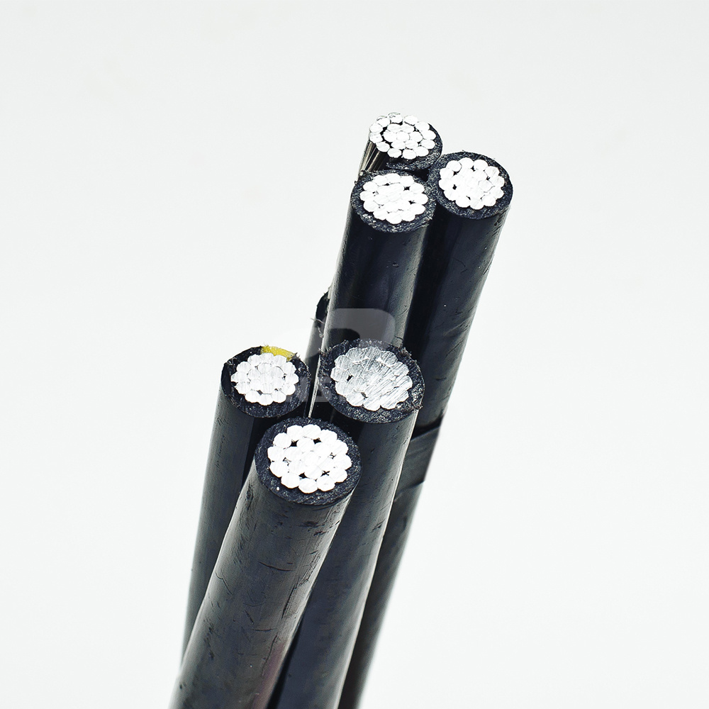 
                Triplex Overhead Service Drop Cable Aluminum Conductor ABC Cable
            