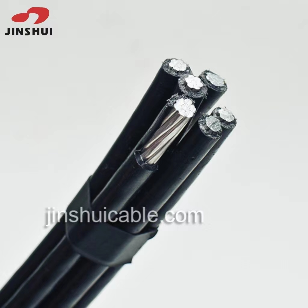 China 
                Twisted Cables 4X16mm Overhead Aerial Bundled Cable Electrical Cable
              manufacture and supplier