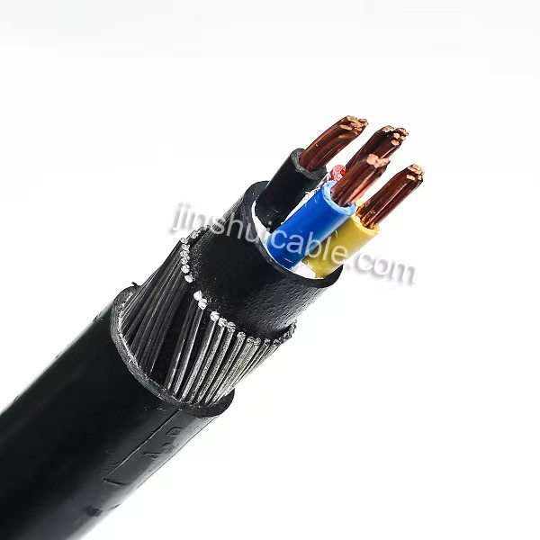 
                Câble électrique d′alimentation à conducteur multibrins PVC isolé en alumnium, VV, Vv, Vy, VLY
            