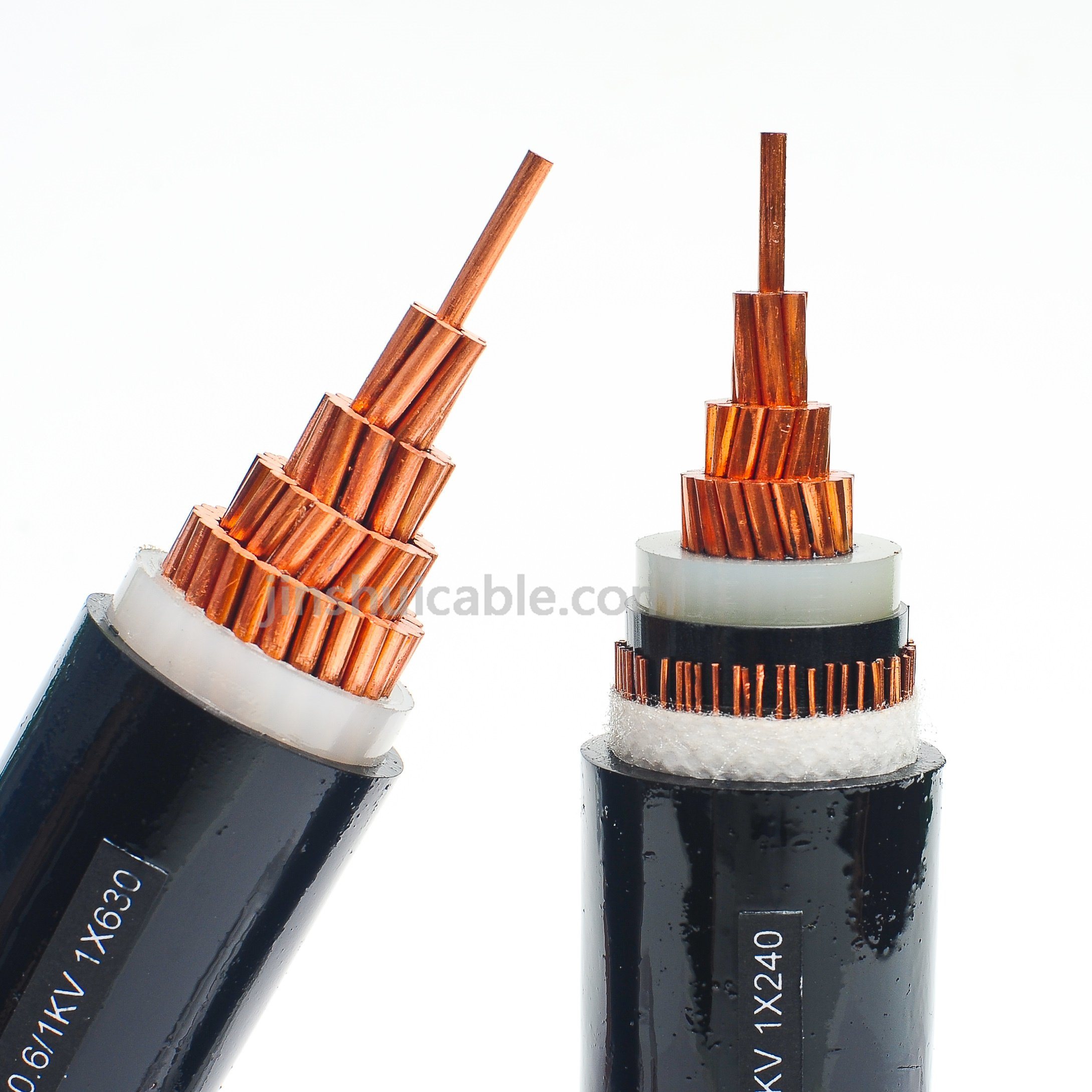 China 
                Cables de alimentación de conductor de cobre/aluminio blindado de Swa de aislamiento XLPE de Yjv MV
              fabricante y proveedor
