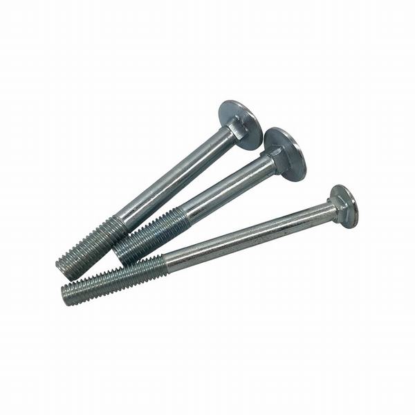 Carbon Steel Round-Head Carriage Bolts Square-Neck Mushroom-Head Bolt