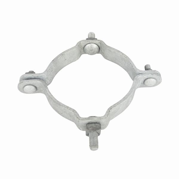 China Supply HDG Secondary Rack Pole Band Round Pole Clamp