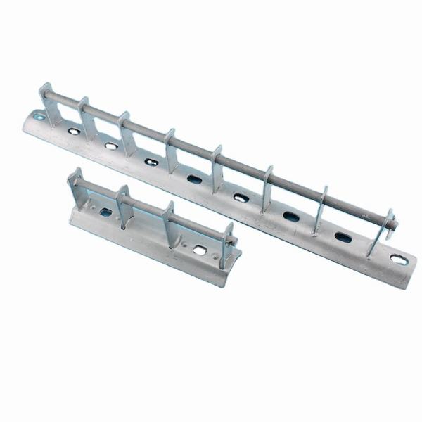 China 
                        Galvanized Insulator Secondary Rack with D Iron Bracket Link Insulators
                      manufacture and supplier