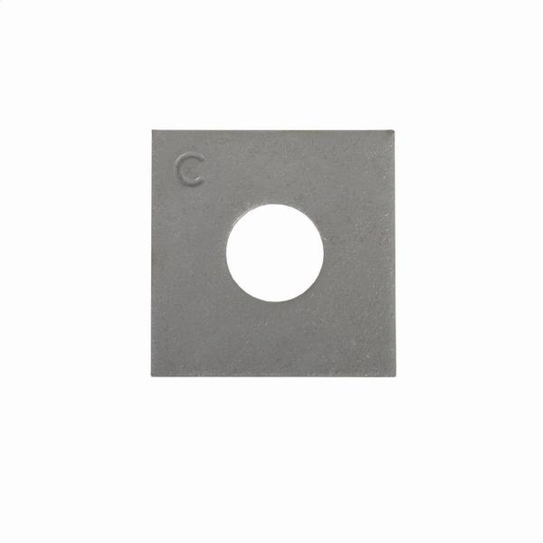 Galvanized Steel Flat Plate Flat Square Washer for Pole Line Hardware