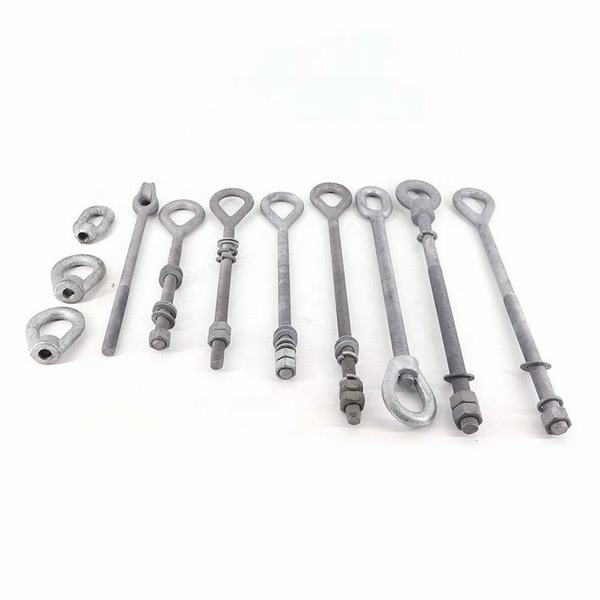 China 
                        Hot DIP Galvanized Forged Steel Oval Eyebolt for Pole Line Hardware
                      manufacture and supplier