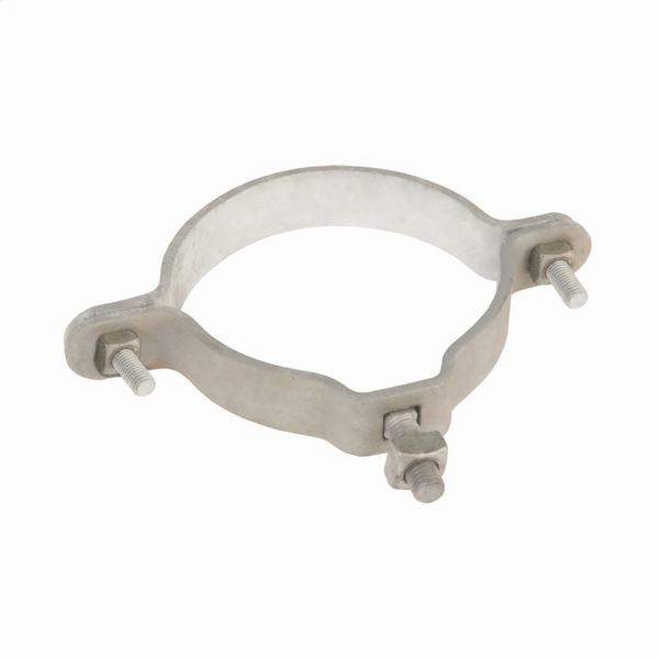 Hot DIP Galvanized Secondary Rack Pole Band Round Pole Clamps
