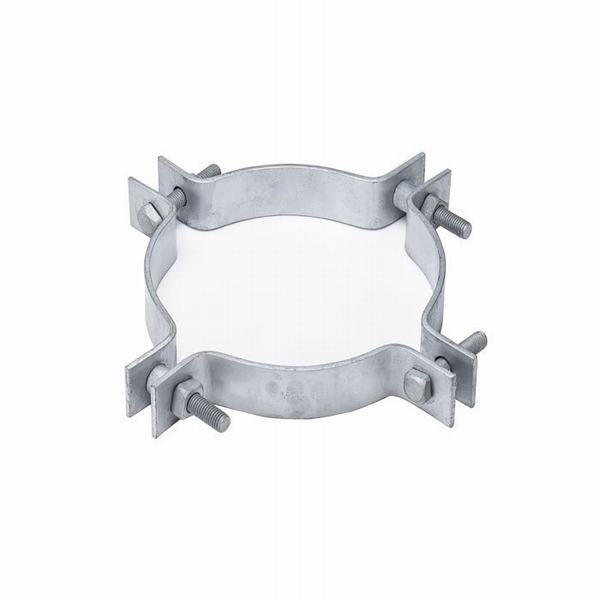 Hot-DIP Galvanized Steel Pole Clamp, Anchor Ear Pole Fastening Clamp
