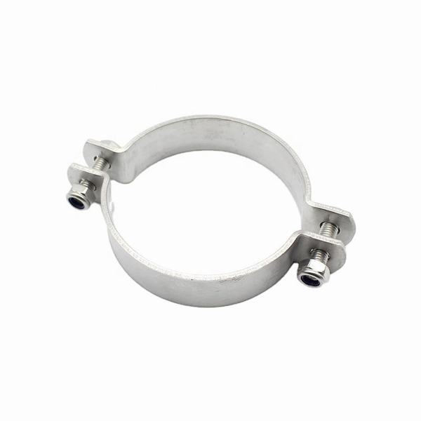 China 
                        Hot Dip Galvanized Round Pole Clamp Cable Clamp Hold Hoop
                      manufacture and supplier
