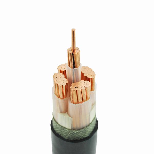 China 
                                 0.6/1kv 3*185mm2+1*95mm2 Funda de PVC aislamiento XLPE de cobre del cable de alimentación eléctrica                              fabricante y proveedor
