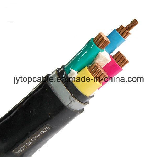 China 
                                 0.6/1kv Conductor de cobre de aislamiento de PVC Cinta de acero recubierto de PVC blindados y Cable Nyby                              fabricante y proveedor