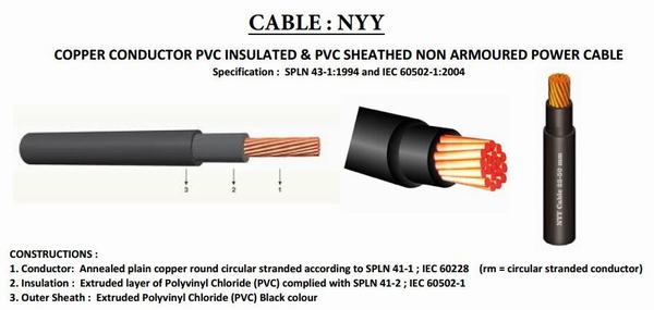 China 
                        0.6/1kv Multicore Nyy Electric Cable
                      manufacture and supplier