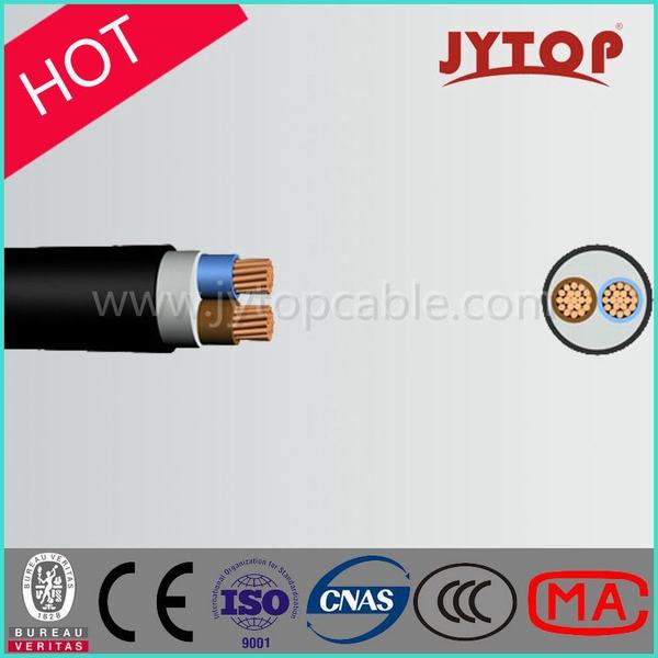 
                                 0.6/1kv XLPE dos principales el aislamiento del cable de cobre                            