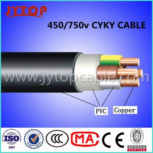 China 
                                 450/750V Cable Cyky Cyky 3X2 5                              fabricante y proveedor