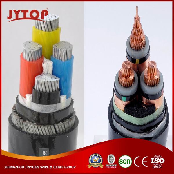 China 
                                 4X185sq. mm kupfernes XLPE Isolier-Belüftung-MantelLeistungs-Kabel                              Herstellung und Lieferant