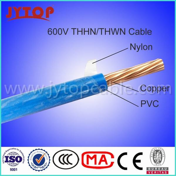 China 
                                 600V Cable Thhn Thwn cable eléctrico                              fabricante y proveedor