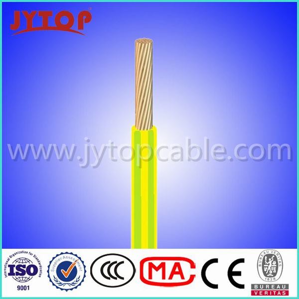 China 
                        Copper Conductor PVC Insulated Electric Wire for H07V-R
                      manufacture and supplier